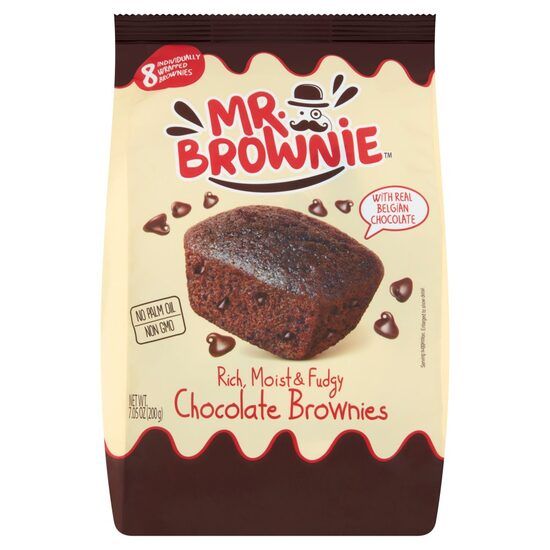 Prajitura cu bucati de ciocolata Mr Brownie, 200g Engros