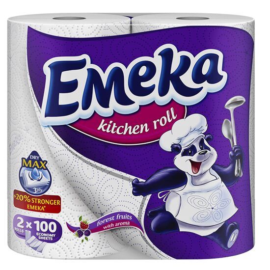 Set 2 Prosoape hartie Emeka 3 straturi, 100 foi Forest Fruit Engros