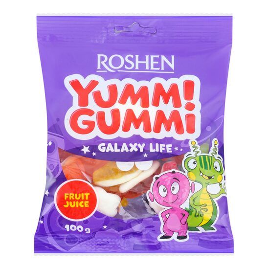 Jeleu Yummi Gummi Galaxy Life Roshen 70g Engros