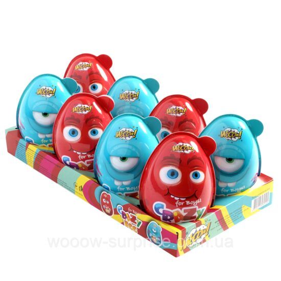 Wooow Crazy Egg – Ou cu surprize baieti 25g Engros
