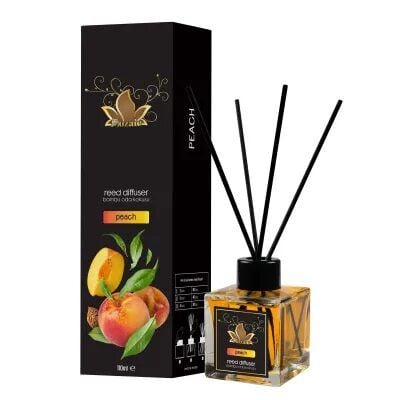 Odorizant de camera cu betisoare, Mozaic, aroma de piersica, 100 ml Engros