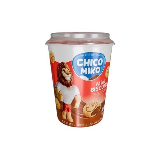 Biscuiti umpluti cu crema de ciocolata Chico Miko 125 g Engros