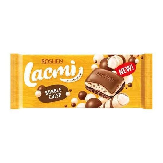 Ciocolată cu lapte aerată Lacmi Bubble Crisp Roshen 85 g Engros