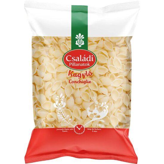 Paste fainoase Conchiglie Csaladi, Baneasa, 1 kg Engros
