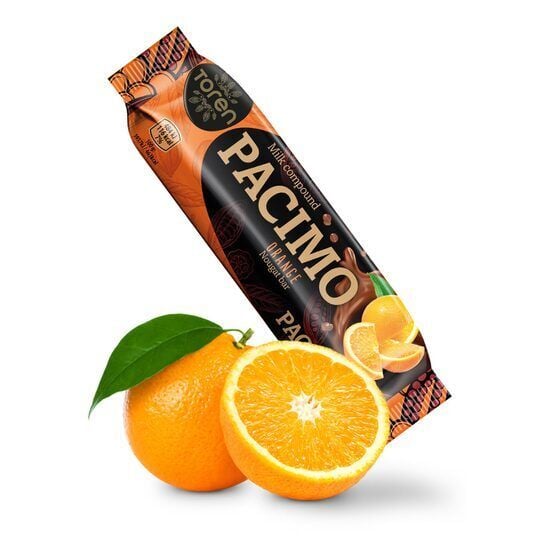 Baton de ciocolata cu crema de portocale Pacimo 23g Engros