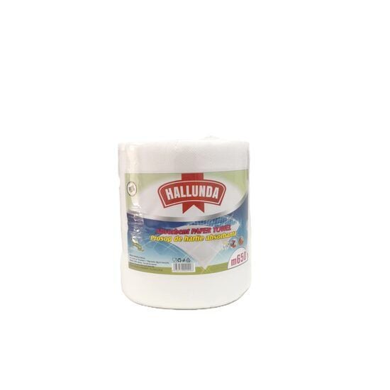 Rola hartie prosop, 2 straturi, 650g, Hallunda Engros