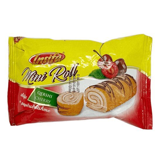 Rulada Mini Roll Insifa cu crema cirese 50g Engros