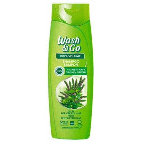 Sampon pentru curatare si purificare Wash & Go Herbs 360 ml Engros