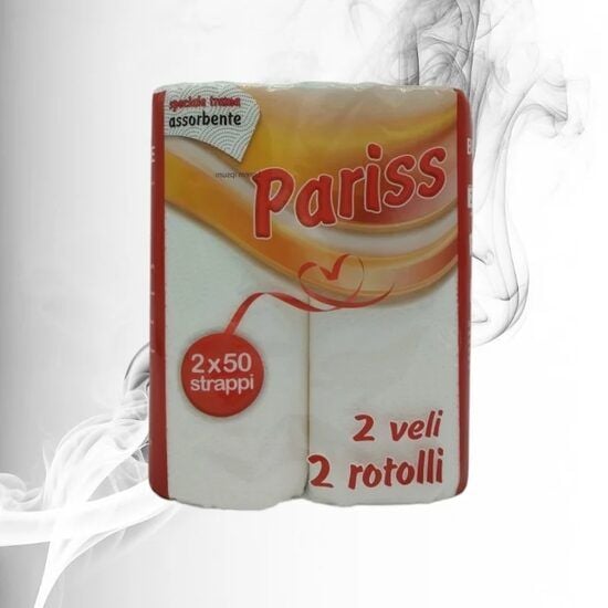 Prosop Bucatarie 2 straturi, 50 foi, 2 role, Pariss Engros