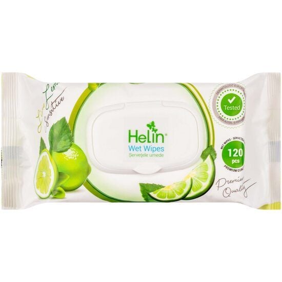 Servetele umede Helin Lime, 120 buc. Engros