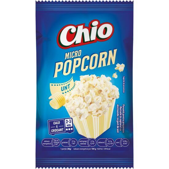 Popcorn cu unt Chio, pentru microunde, 80g Engros