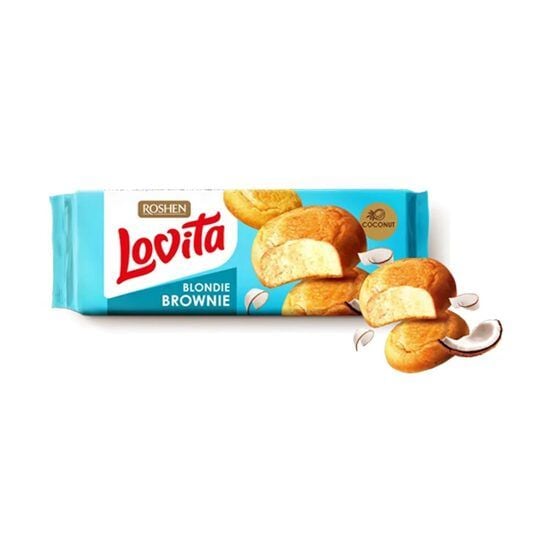 Biscuiti cu crema Roshen Lovita Blondie Coconut 150g Engros