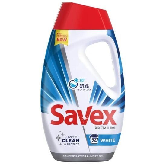 Detergent de Rufe Lichid Savex Premium White, 24 Spalari, 1.08 l Engros