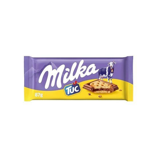 Ciocolata cu biscuiti Tuc, Milka, 87 g Engros