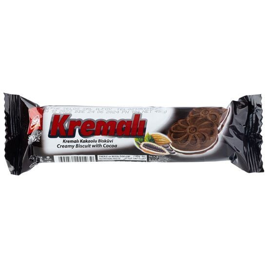 Biscuiti Kremali cu crema de cacao, Eti,  45g Engros