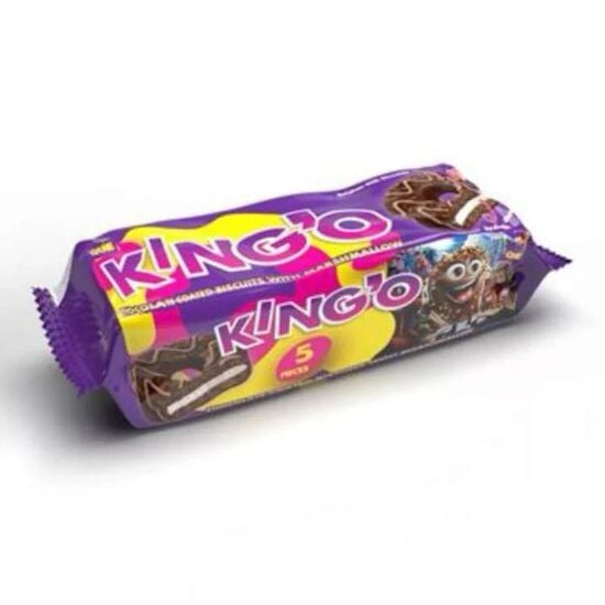 Biscuiți King\'o cu bezea acoperiți cu ciocolată, 150g Engros