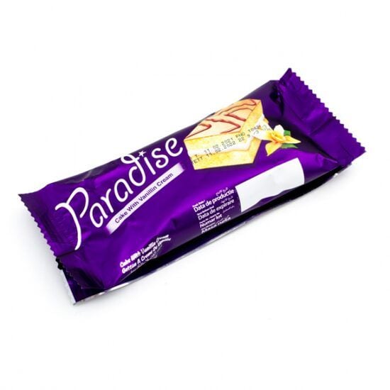 Prăjitură cu cremă de vanilie Paradise, 22g Engros