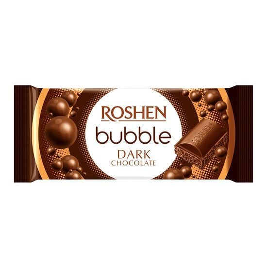 Ciocolata aerata neagra Roshen, 80 g Engros