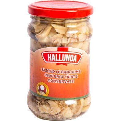 Ciuperci taiate Hallunda, 300ml Engros