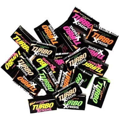 Guma de mestecat Turbo XTREME, 4,5g Engros