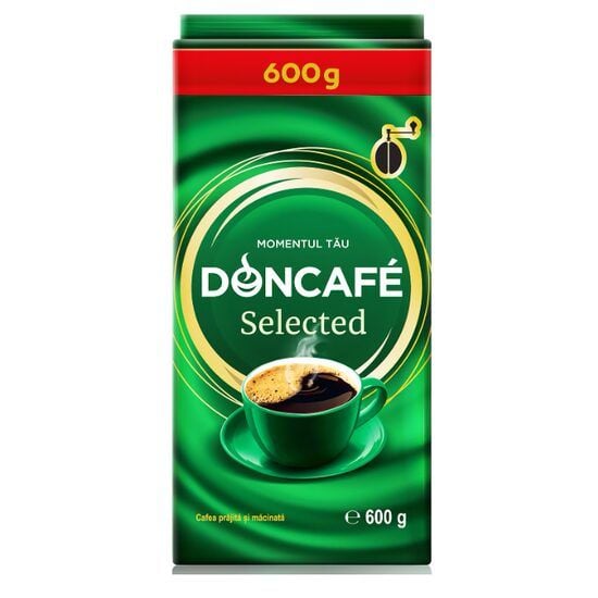 Cafea macinata si prajita Doncafe Selected, 600 g Engros