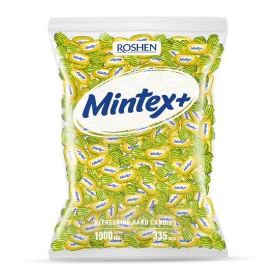 Bomboane Umplute cu Lamaie si Menta Mintex Roshen 1kg Engros