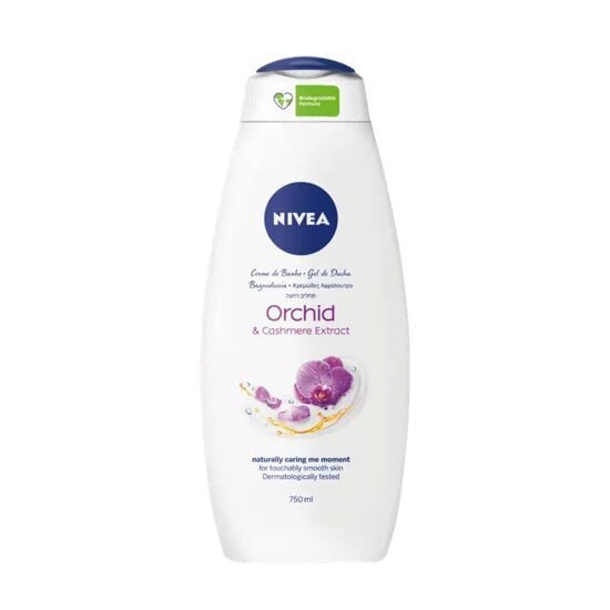 Gel de dus si spuma Nivea Orchid & Cashmere, 750 ml Engros