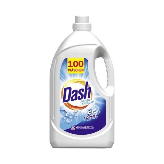 Detergent lichid de rufe Dash Alpen Frische, 100 spalari, 5 litri Engros