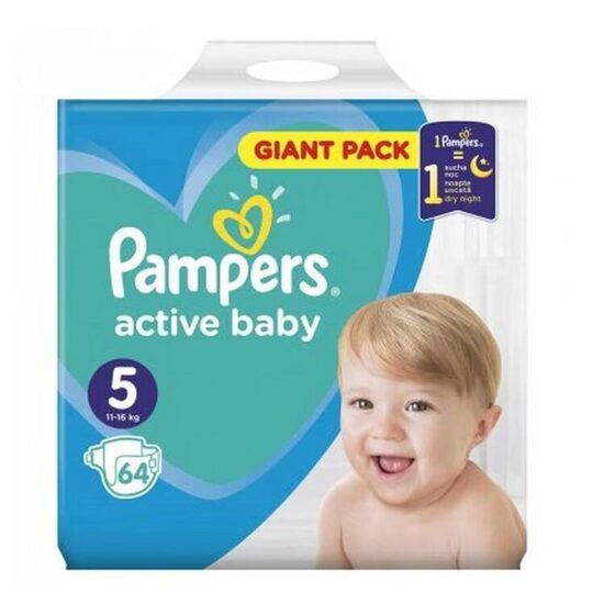 Pampers Active Baby Nr.5 (11-16kg) x 64 buc Engros