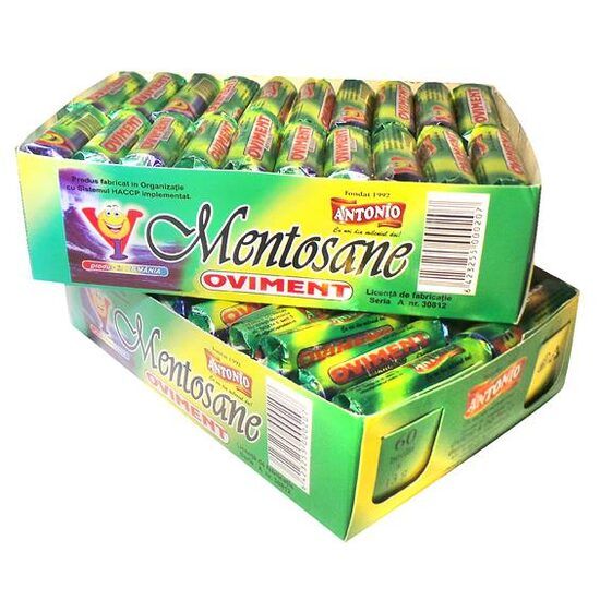 Mentosane Mentolate Oviment 13g/60 bucati pe cutie Engros