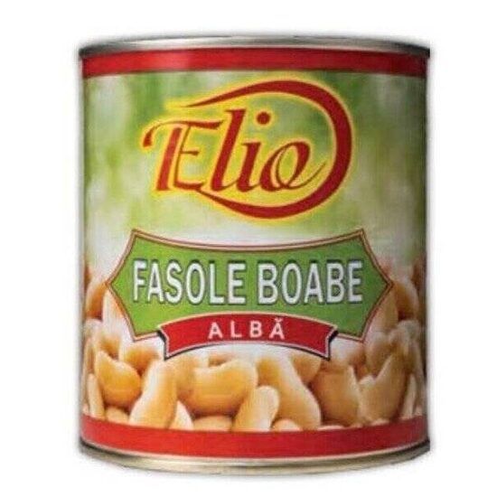 Fasole boabe alba Elio, 800g Engros