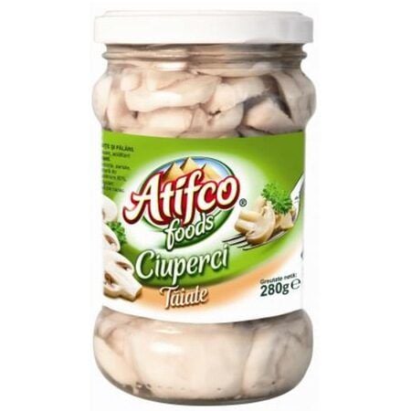 Ciuperci taiate la borcan, Atifco, 280g Engros