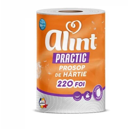 Prosop de hartie pentru bucatarie Alint Practic, 220 foi, 2 straturi Engros