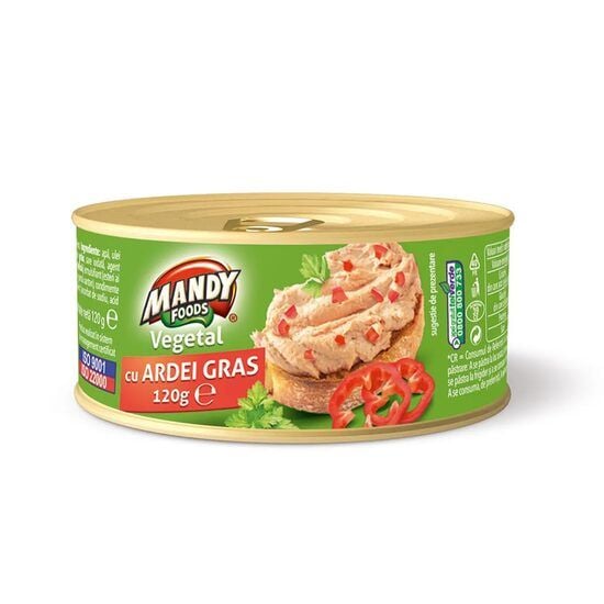 Pateu vegetal cu ardei Mandy, 120g Engros
