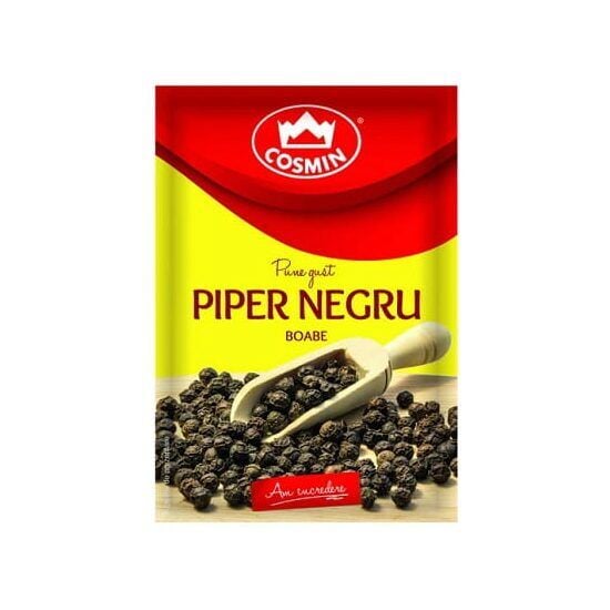 Piper negru boabe Cosmin 17g Engros