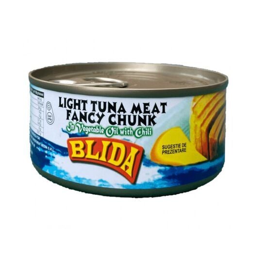 Ton intreg in ulei vegetal iute, Blida 160g Engros