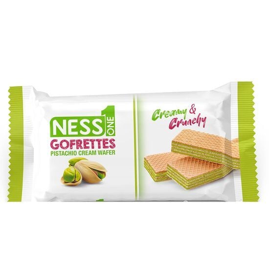 Napolitana cu crema de fistic Ness One, 55g Engros