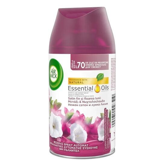 Rezerva odorizant camera Freshmatic Air Wick, Smooth Satin&Moon Lilly, 250ml Engros