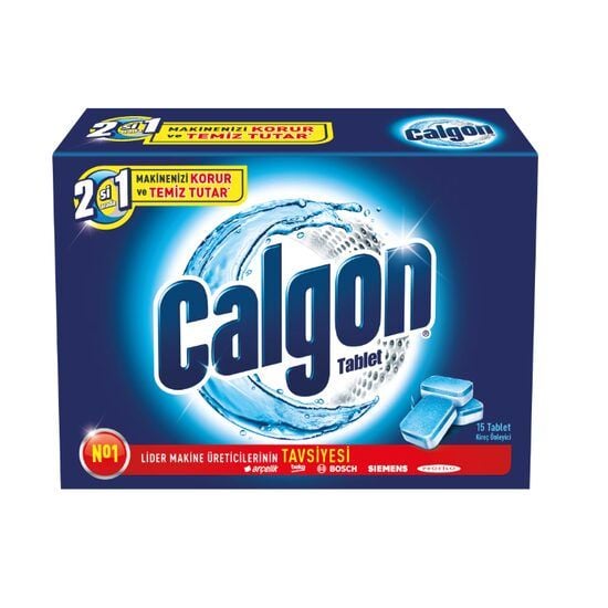 Pastile anticalcar Calgon 12 Tablete + 3 Tablete Extra Engros