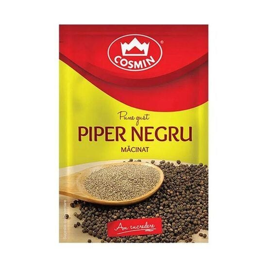 Piper negru macinat Cosmin 17 g Engros