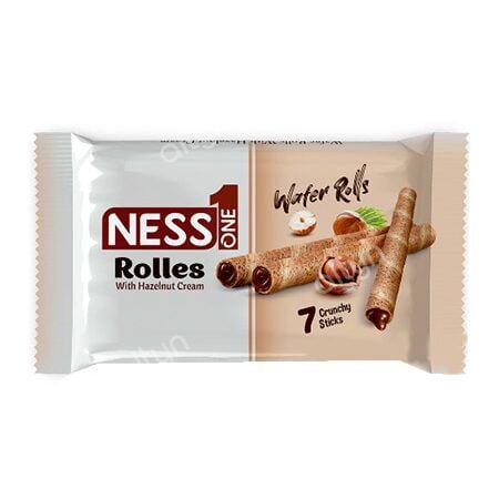 Rulou de ciocolata cu crema de alune Ness One 28g Engros