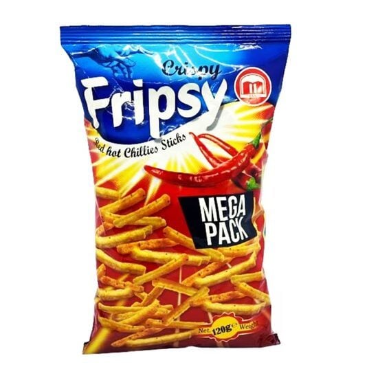 Sticksuri cu ardei iute Chipsy Fripsy, 120g Engros