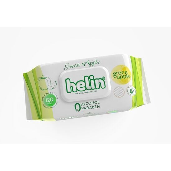 Servetele umede Helin Green Aple, 64 buc. Engros