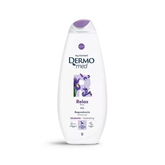 Gel de dus cu parfum de iris Relax, 750 ml, Dermomed Engros