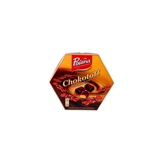 Bomboane de ciocolata cu caramele Poiana Chokotoff Original 238g Engros