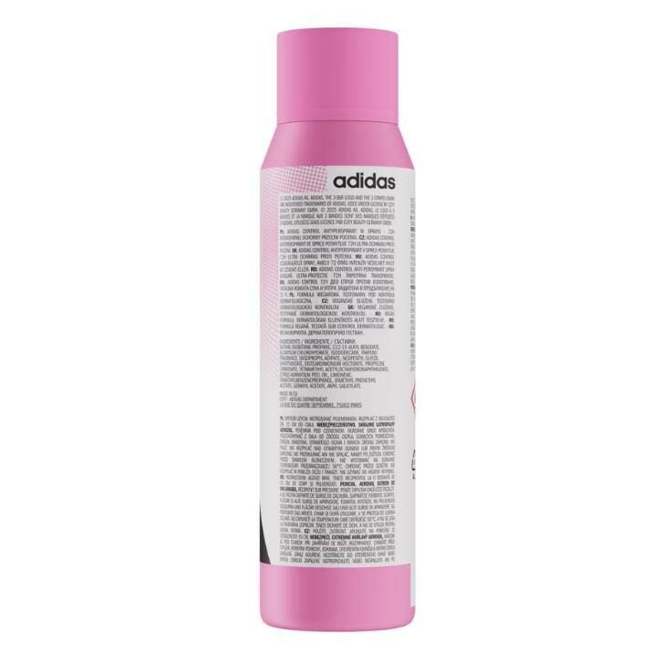 Deodorant spray antiperspirant Adidas Women Control, 250 ml Engros