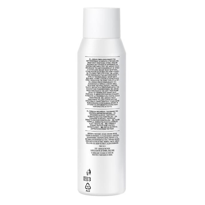 Deodorant spray antiperspirant Adidas Women Fresh Endurance, 150 ml Engros