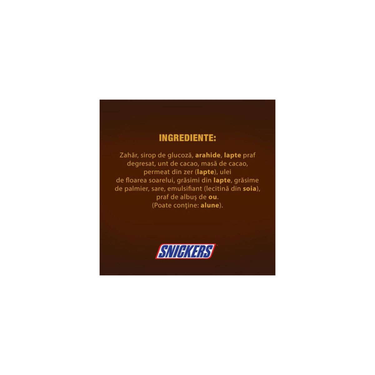 Snickers baton ciocolata cu lapte cu arahide proaspat prajite 50 g Engros