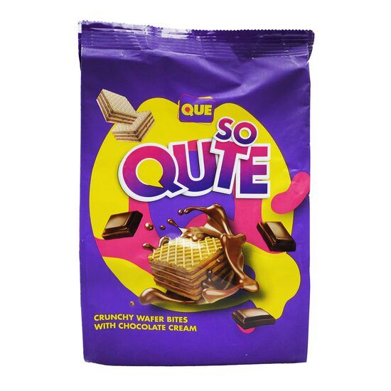 Napolitane Que So Qute Batoane Wafer cu Cremă de Ciocolată si unt de arahide 200g Engros