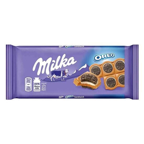 Ciocolata sandwich Milka cu oreo 92 g Engros